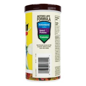 Tetra TetraMin XL Tropical Flakes 5.65 Ounces, Large Flakes, Nutritionally Balanced Fish Food