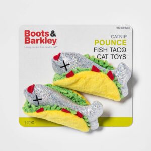 Glitter Fish Tacos Cat Toy - 2pk - Boots & Barkley™