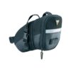 Topeak Aero Wedge Seat Bag: Strap-on, Medium, Black
