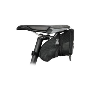 Topeak Aero Wedge Seat Bag: Strap-on, Large, Black