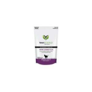 Vetriscience Laboratories Vetri-Lysine Plus Immune Support Cat Chews, 120 ct