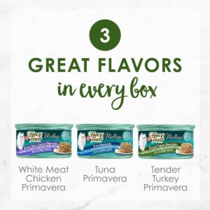 Purina Fancy Feast Medleys Gourmet Wet Cat Food In a Classic Sauce Primavera Collection - 3oz/12ct Variety Pack