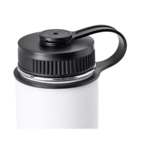 Monoprice Vacuum Sealed 25 fl. oz. Wide-Mouth Water Bottle - White, Keeps Drinks Cold or Hot, Sweatproof, Durable Construction