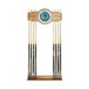 NBA Golden State Warriors Billiard Cue Rack with Mirror