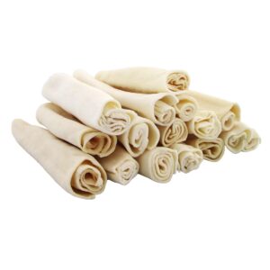 Natural Rawhide Chip Rolls Dog Treats - 16ct - Boots & Barkley™