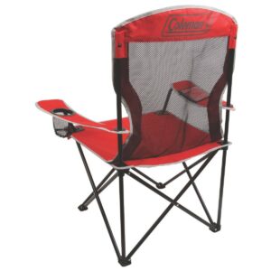 Coleman Cool Mesh Quad Chair - Red