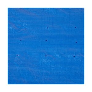 Bestway Flowclear Fast Set 12 Foot Round PVC Pool Debris Cover with Ropes, Blue