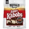 Buffalo Range Jerky Kabobs Hickory Smoked Flavor Rawhide Chew Dog Treats - 18ct