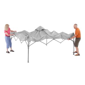 Coleman Instant Canopy with Sunwall 10'x10' - Gray