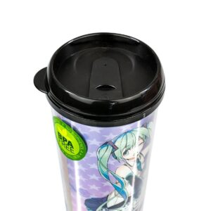 Just Funky Hatsune Miku Collectibles | Crypton Voice Hatsune Miku 16 oz Travel Mug