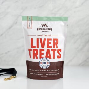 Rocco & Roxie Beef Liver Jerky Dog Treats - 16oz