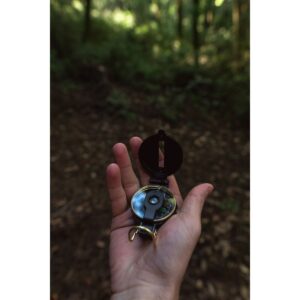 Stansport Metal Lensatic Compass Black