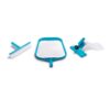 Intex 29056E Basic Swimming Pool Debris Cleaning Kit with Algae Cleaning Wall Brush and Garden Hose Required Vacuum Head