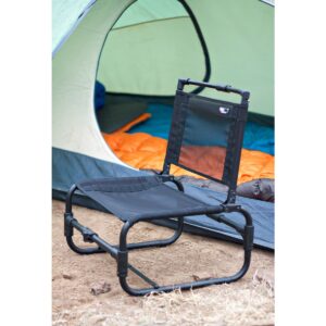 TravelChair 169 Larry Weather Resistant Lightweight Portable Outdoor Camping Chair, Steel (Blue)