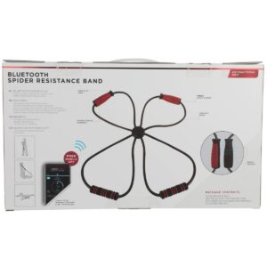 NextGen Smart Fitness Spider Resistance Band - Black/Red