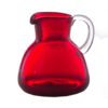 Abigails 1 Qt. 6 in. D x 6.5 in. H Bubble Glass Pitcher