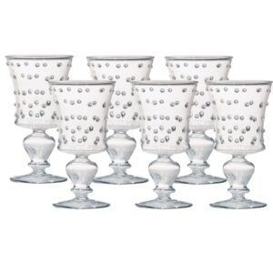 Abigails 3 oz. 2.25 in. D x 4.25 in. H La Boheme Liqueur Glass (Set of 6)