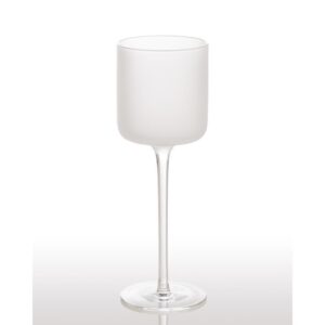 Abigails White Night Frosted Wine Glass