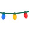 Airblown 2 ft. Inflatable 6 ct. Multi Color Christmas Light Bulb String