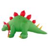 Airblown 5.7 ft. H Inflatable Holiday Stegosaurus with Santa Hat