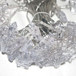 ALEKO 19.5 ft. 50-Light LED White Electric Powered String Lights
