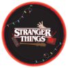 Amscan Stranger Things 9 in. Black Halloween Plates Round Paper (4-Pack)