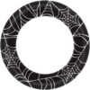 Amscan 10 in. x 10. in. Spider Web Round Paper Plate (40-Count, 4-Pack)
