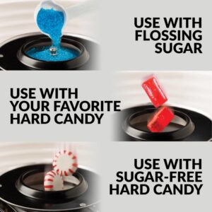 Nostalgia Retro Aqua Electric Cotton Candy Maker with 2-Reusable Cotton Candy Cones