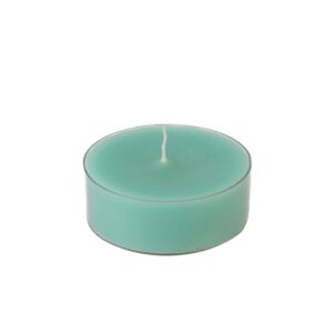 Zest Candle 2.25 in. Aqua Mega Oversized Tealights (12-Box)