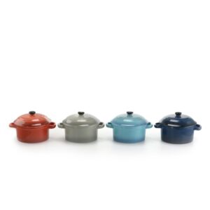 Crock-Pot Pembury 4-Piece 9.6 oz. Assorted colors Casserole (Set of 3)