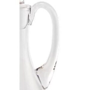 Badash Crystal 54 oz., 11 in. High Impressions European Mouth Blown Lead Free Crystal Optic Pitcher