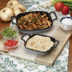 Bayou Classic 6 in. Enameled Weathered Gray Baking Dish