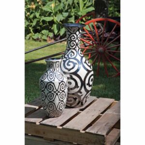 IMAX Benigna Beige Tall Oversized Floor Vase