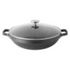 BergHOFF GEM 12.5 in. Cast Aluminum Nonstick Wok with Glass Lid