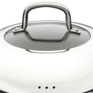 BergHOFF CollectNCook 11 in. Stainless Steel Non-Stick Covered Wok