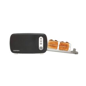 BergHOFF Seren 2-Slice Black Long Slot Toaster