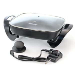 Better Chef 11.5 in. Black Non-Stick Electric Skillet Grill