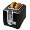 BLACK+DECKER 2-Slice Black Toaster