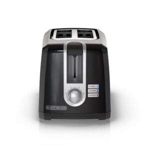 BLACK+DECKER 2-Slice Black Toaster