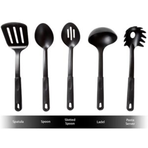 Classic Cuisine Allumi-Shield 15-Piece Aluminum Nonstick Cookware Set in Black