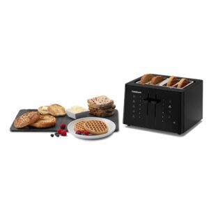 Cuisinart Touchscreen 4-Slice Black Wide Slot Toaster