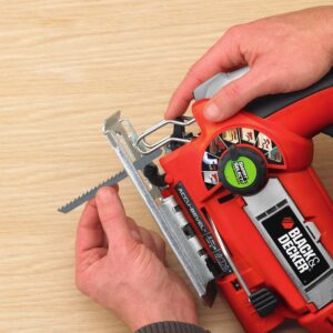 BLACK+DECKER LineFinder Orbital Jig Saw with SmartSelect Technology