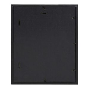 DesignOvation Gallery 13 in. x 16 in. matted to 8 in. x 10 in. Black Picture Frame
