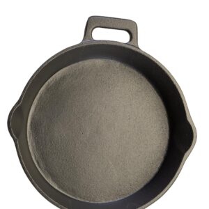 Ecolution Farmhouse 9.5 in. Cast Iron Frying Pan in Black