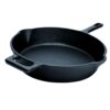Ecolution Farmhouse 9.5 in. Cast Iron Frying Pan in Black