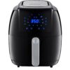 GoWISE USA 8-in-1 5.0 Qt. Black Electric Air Fryer with Recipe Book