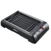 GoWISE USA 2-in-1 149 sq. in. Black Smokeless Indoor Grill with Interchangeable Plates