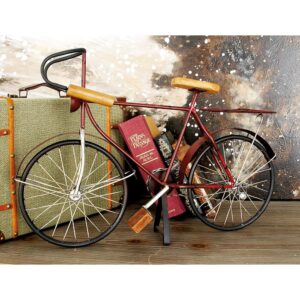 LITTON LANE Vintage Bicycle Wood and Metal Sculpture