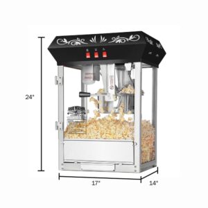 Great Northern 850-Watt 8 oz. Black Popcorn Popper