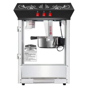 Great Northern Foundation 6 oz. Black Countertop Popcorn Machine